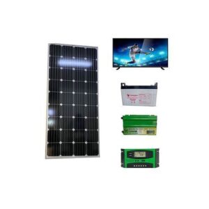 Panel Solar FULLKIT SYSTEM 120w + FREE FULLHD 32" DIGITAL Tv