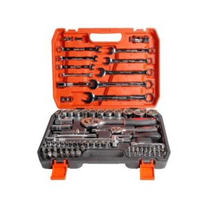 82PCS 1/2″ + 1/4″ Socket Set (INDUSTRIAL) Chrome Vanadium With Socket Wrench