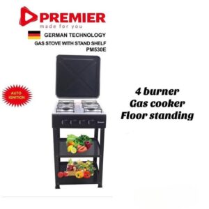 Premier AUTOMATIC 4 Gas Burner Cooker With Compartments+1 YEAR WARRANTY