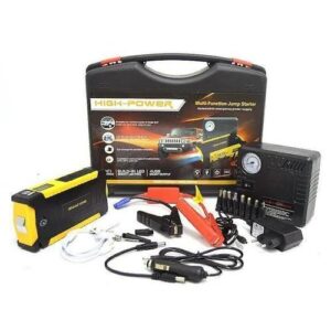 High Power Portable Car Jump Starter Kit And Air Compressor