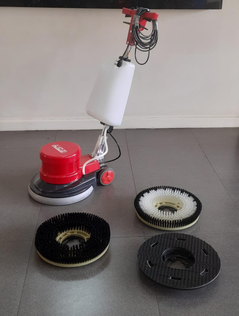 AICO japan Floor scrubber with brushes